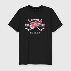 Футболка slim-fit Detroit Red Wings: Est.1926, цвет: черный