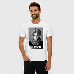 Футболка slim-fit Bowie Legend, цвет: белый — фото 2