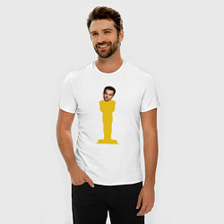 Футболка slim-fit Oscar Dicaprio, цвет: белый — фото 2