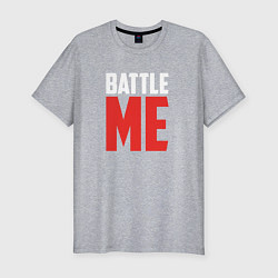 Мужская slim-футболка Battle Me