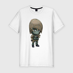 Футболка slim-fit Kapkan, цвет: белый