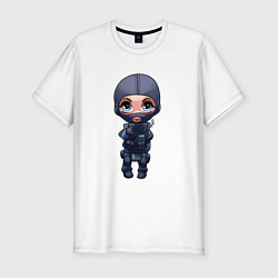 Футболка slim-fit Twitch, цвет: белый