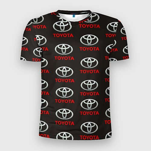 Мужская спорт-футболка Toyota / 3D-принт – фото 1