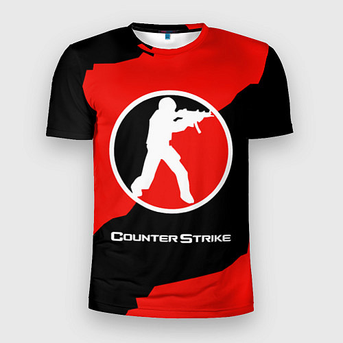 Мужская спорт-футболка CS:GO Red Style / 3D-принт – фото 1