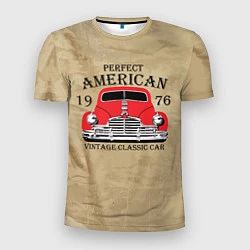 Мужская спорт-футболка American retro auto