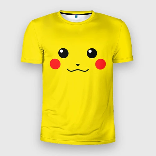 Мужская спорт-футболка Happy Pikachu / 3D-принт – фото 1