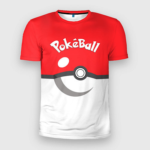 Мужская спорт-футболка Покеболл - Покемоны / 3D-принт – фото 1