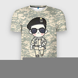 Футболка спортивная мужская Song Joong Ki: Camo, цвет: 3D-принт