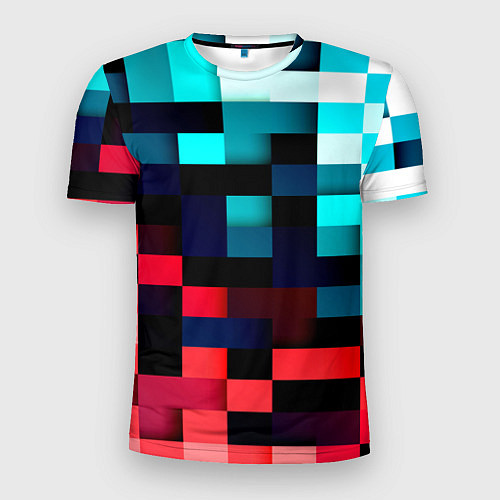 Мужская спорт-футболка Pixel Color / 3D-принт – фото 1