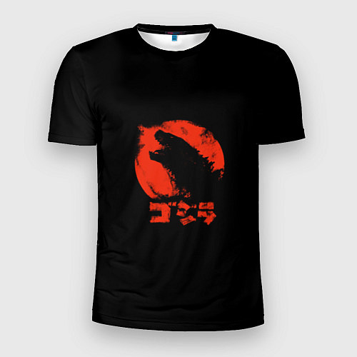 Мужская спорт-футболка Godzilla / 3D-принт – фото 1