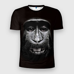 Мужская спорт-футболка Улыбка обезьяны