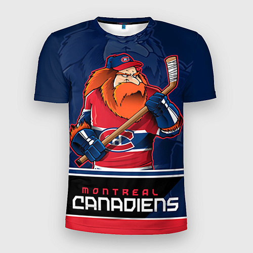 Мужская спорт-футболка Montreal Canadiens / 3D-принт – фото 1