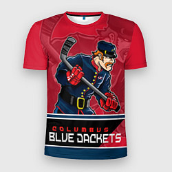 Мужская спорт-футболка Columbus Blue Jackets