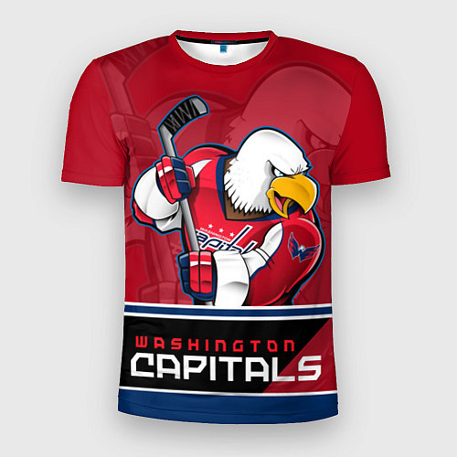 Мужская спорт-футболка Washington Capitals / 3D-принт – фото 1