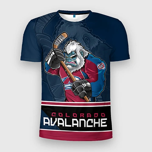 Мужская спорт-футболка Colorado Avalanche / 3D-принт – фото 1