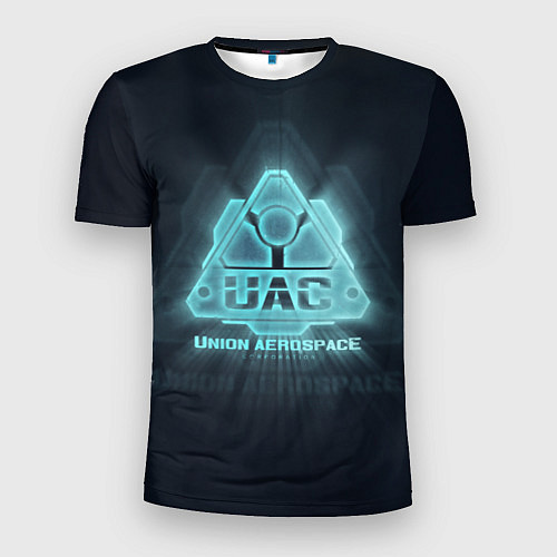 Мужская спорт-футболка Union Aerospace corporation / 3D-принт – фото 1