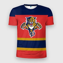 Футболка спортивная мужская Florida Panthers, цвет: 3D-принт