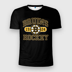 Футболка спортивная мужская Boston Bruins: Est.1924, цвет: 3D-принт