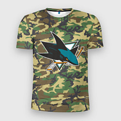 Мужская спорт-футболка Sharks Camouflage