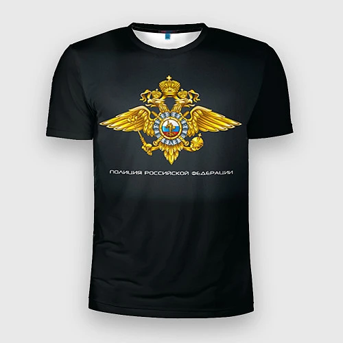 Мужская спорт-футболка Полиция Российской Федерации / 3D-принт – фото 1