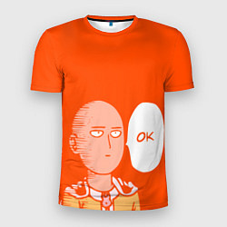 Футболка спортивная мужская Saitama: Ok, цвет: 3D-принт