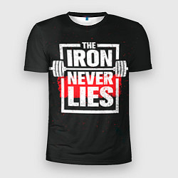 Футболка спортивная мужская The iron never lies, цвет: 3D-принт