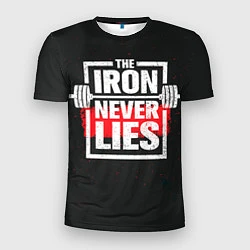 Мужская спорт-футболка The iron never lies