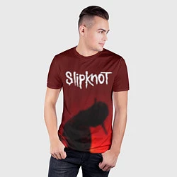Футболка спортивная мужская Slipknot Shadows, цвет: 3D-принт — фото 2