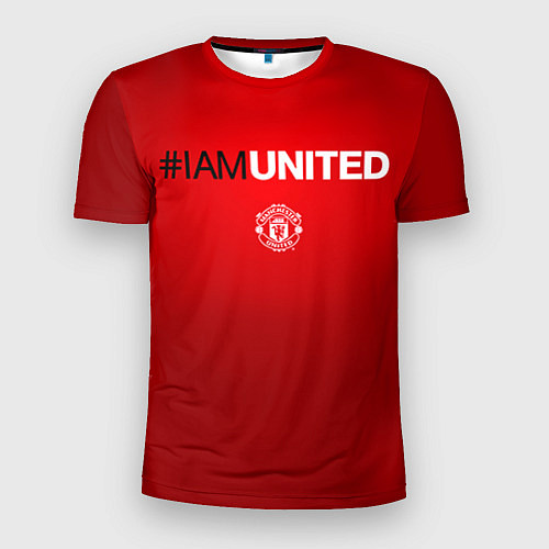 Мужская спорт-футболка I am United / 3D-принт – фото 1