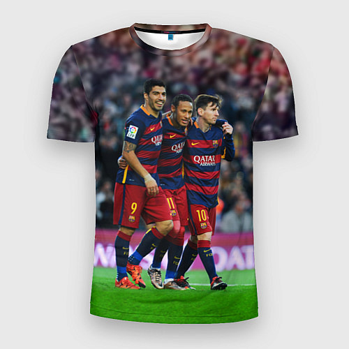 Мужская спорт-футболка Barcelona5 / 3D-принт – фото 1