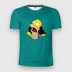 Футболка спортивная мужская Alien-Homer, цвет: 3D-принт