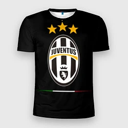 Футболка спортивная мужская Juventus: 3 stars, цвет: 3D-принт
