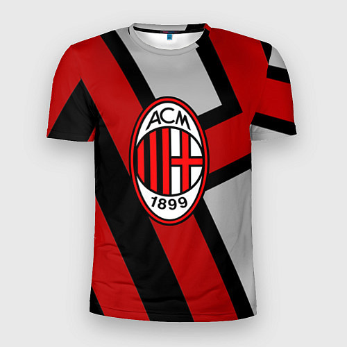 Мужская спорт-футболка Milan FC 1899 / 3D-принт – фото 1