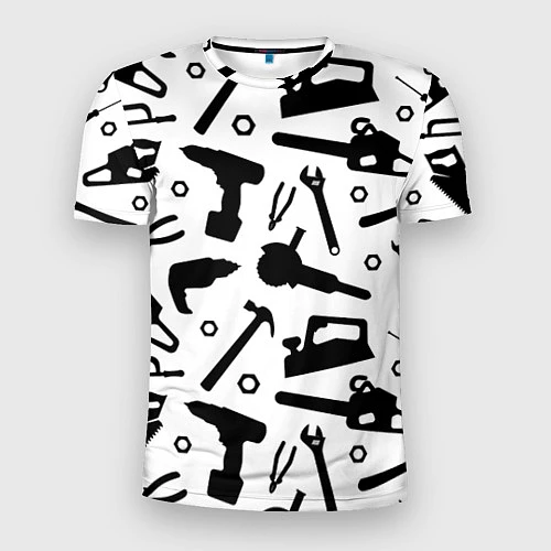 Мужская спорт-футболка Строитель 7 / 3D-принт – фото 1