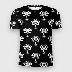 Мужская спорт-футболка Undertale Flowey (узор)