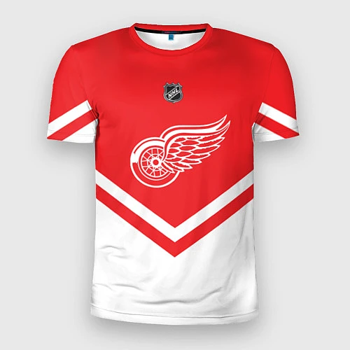 Мужская спорт-футболка NHL: Detroit Red Wings / 3D-принт – фото 1
