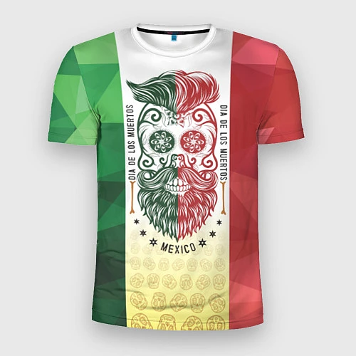 Мужская спорт-футболка Мексика / 3D-принт – фото 1