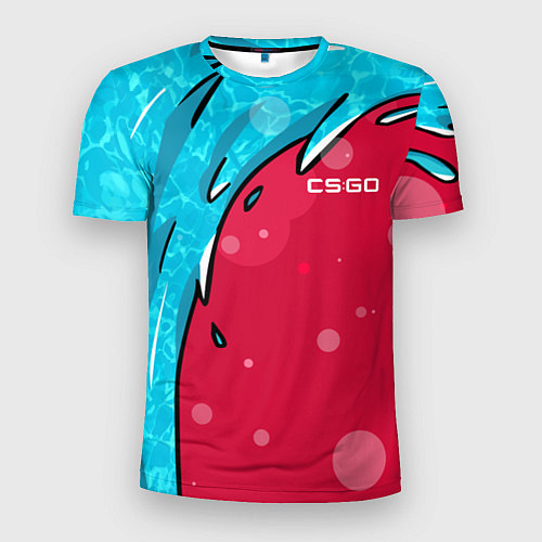 Мужская спорт-футболка Water Elemental - Дух воды / 3D-принт – фото 1
