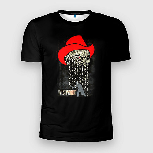 Мужская спорт-футболка Westworld Skull / 3D-принт – фото 1
