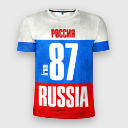 Мужская спорт-футболка Russia: from 87