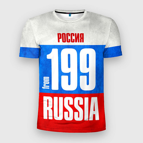 Мужская спорт-футболка Russia: from 199 / 3D-принт – фото 1