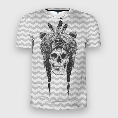 Мужская спорт-футболка Мертвый шаман / 3D-принт – фото 1