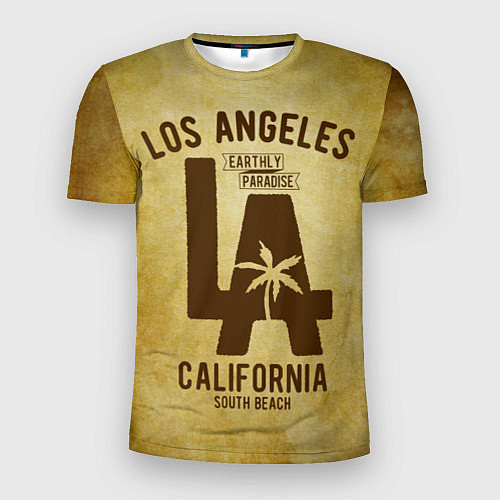 Мужская спорт-футболка Лос-Анджелес / 3D-принт – фото 1