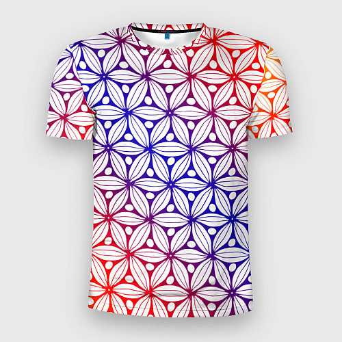 Мужская спорт-футболка Абстрактный узор 2 / 3D-принт – фото 1