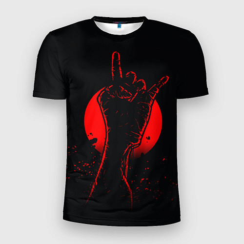 Мужская спорт-футболка Zombie Rock / 3D-принт – фото 1