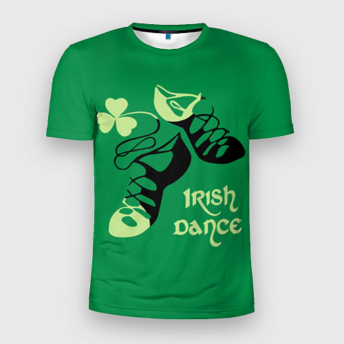 Мужская спорт-футболка Ireland, Irish dance / 3D-принт – фото 1