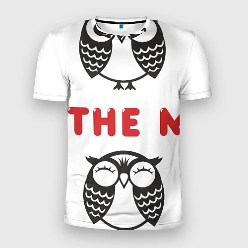 Мужская спорт-футболка Owl: find the moon / 3D-принт – фото 1
