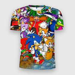 Мужская спорт-футболка Sonic Stories
