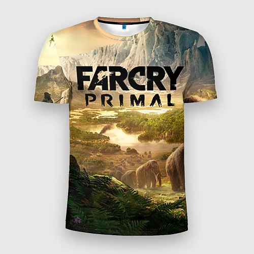 Мужская спорт-футболка Far Cry: Primal / 3D-принт – фото 1