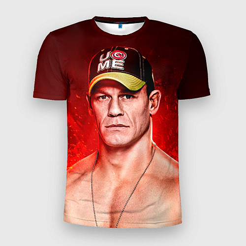 Мужская спорт-футболка John Cena: Flame / 3D-принт – фото 1